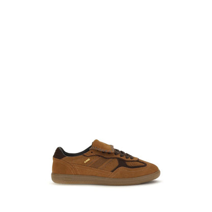 Alohas Brown Suede Leather Low Top Sneakers