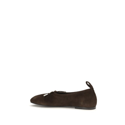 Alohas Brown Goatskin Ballet Flats