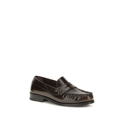 Alohas Brown Calf Leather Bos Taurus Slip-On Loafers