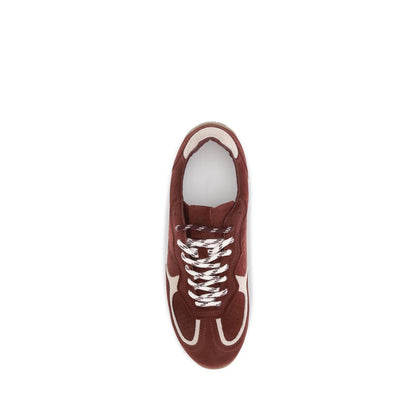 Alohas Bordeaux Suede Leather Low Top Sneakers