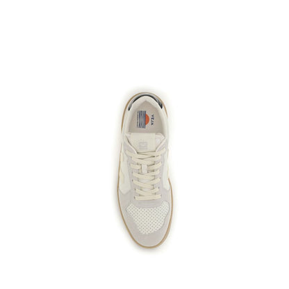 Veja Beige Calf Leather Bos Taurus Low Top Sneakers