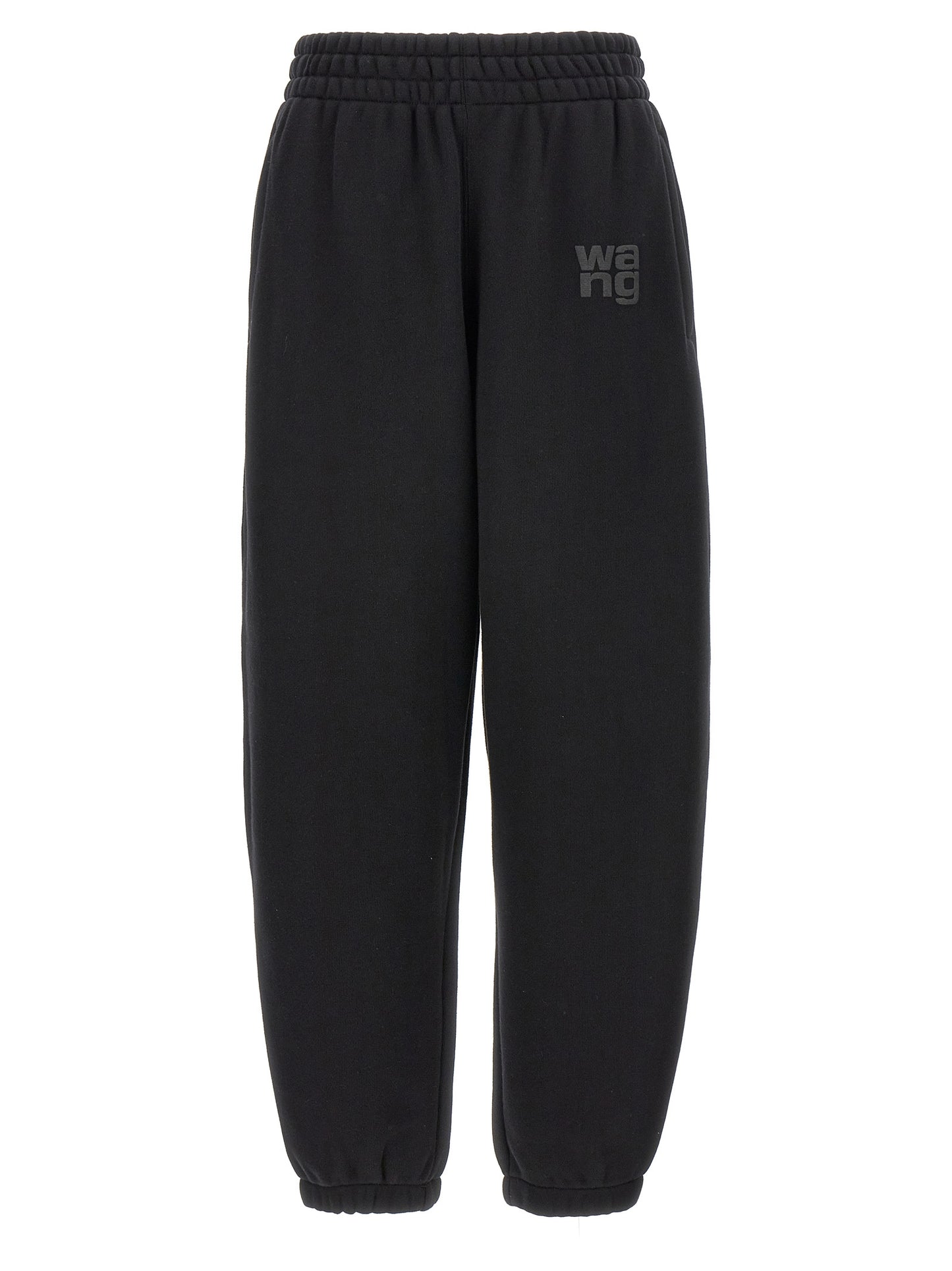 T BY ALEXANDER WANG Black Cotton Joggers (Workout Pants)