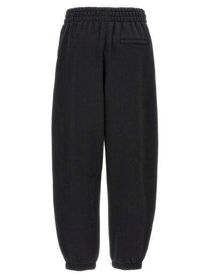 T BY ALEXANDER WANG Black Cotton Joggers (Workout Pants)