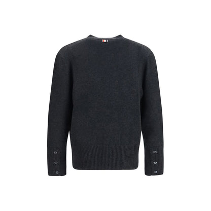 Thom Browne Gray Wool Oves Aries Cardigan