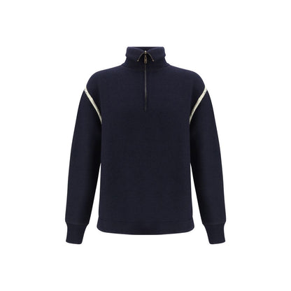 Maison Margiela Blue Wool Oves Aries Sweatshirt
