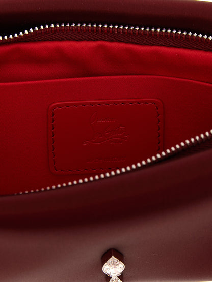 Christian Louboutin Bordeaux Elastane Clutch Bag