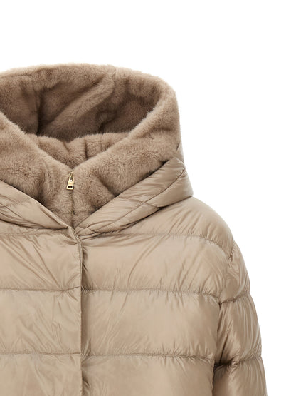 Herno Beige Polyamide Full-Length Jacket