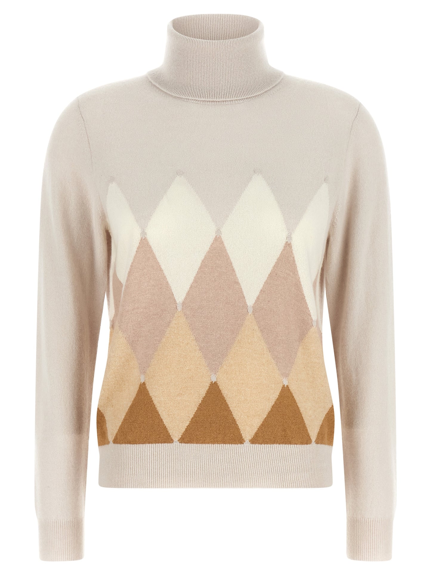 Ballantyne Beige Cashmere Cardigan