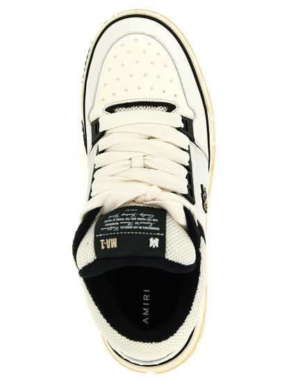 Amiri Bicolor Calfskin Athletic Sneakers