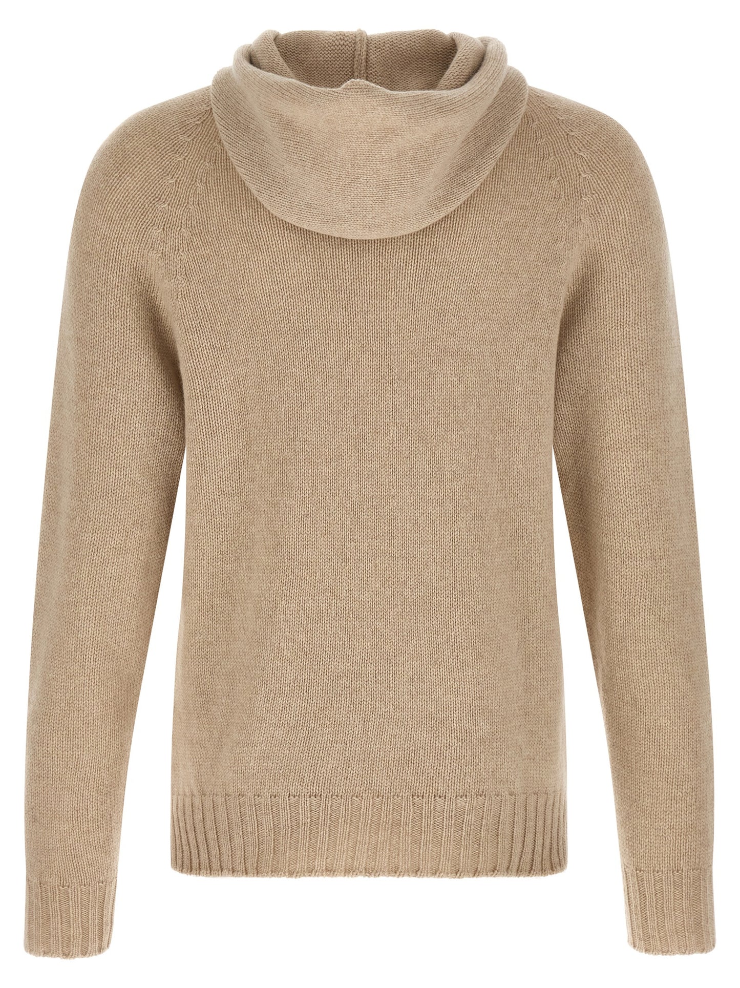 MA'RY'YA Beige Cashmere Cardigan