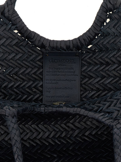 Dragon Diffusion Blue Cowhide Shoulder Bag