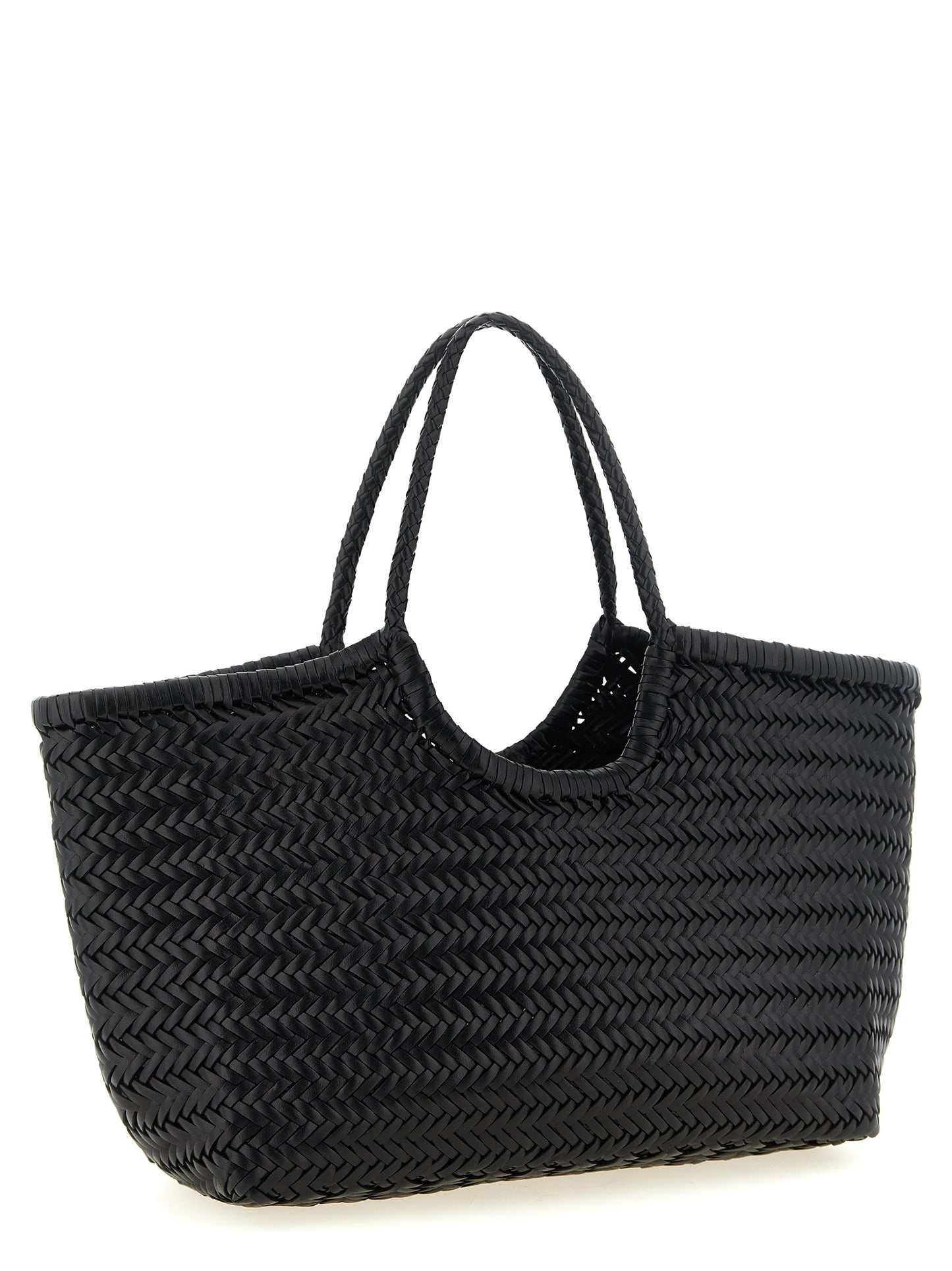 Dragon Diffusion Black Cowhide Shoulder Bag