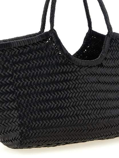 Dragon Diffusion Black Cowhide Shoulder Bag