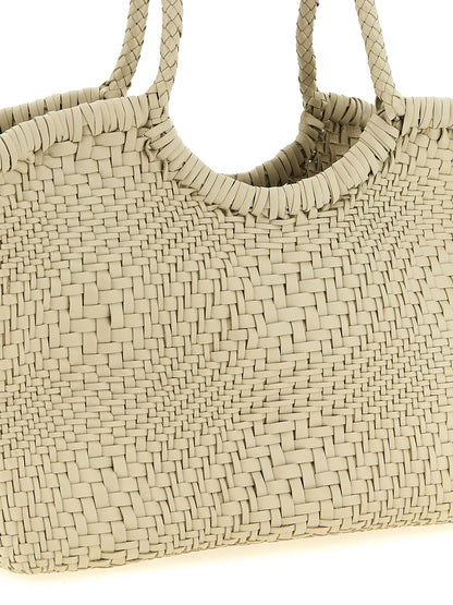 Dragon Diffusion White Calfskin Shoulder Bag