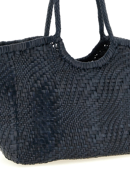 Dragon Diffusion Blue Calfskin Handbag