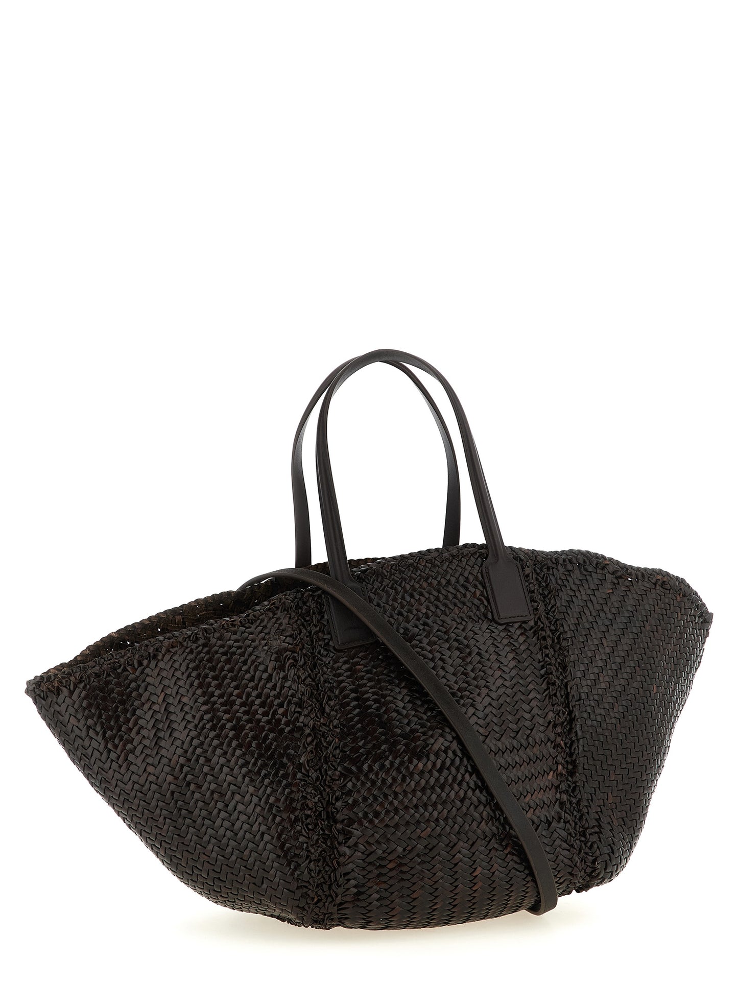 Dragon Diffusion Brown Calfskin Tote Bag