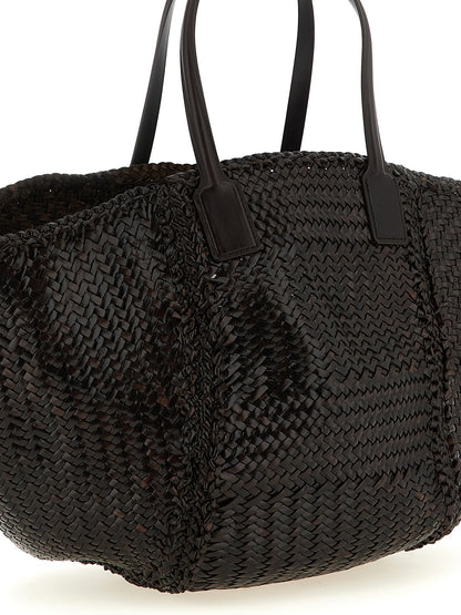 Dragon Diffusion Brown Calfskin Tote Bag