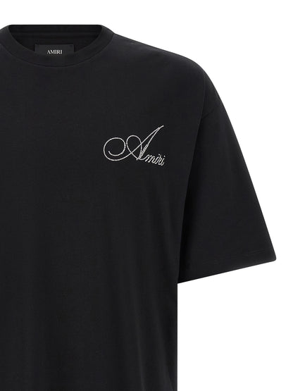 Amiri Black Cotton T-Shirt