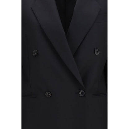 The Row Blue Wool Oves Aries Blazer