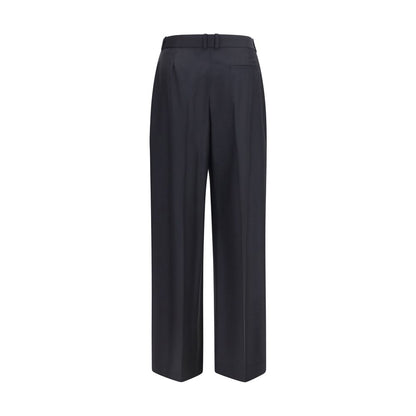 The Row Blue Wool Oves Aries Dress Pants