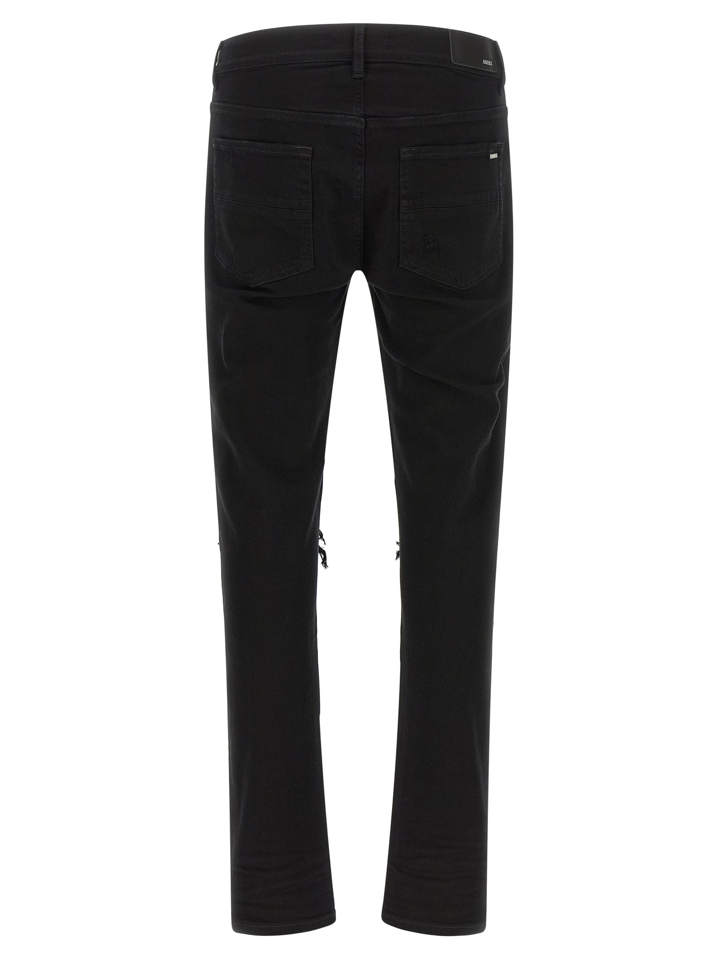Amiri Black Cotton Slim Fit Jeans