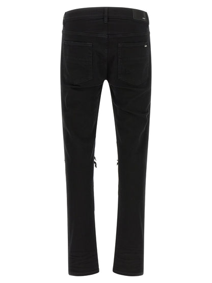 Amiri Black Cotton Slim Fit Jeans