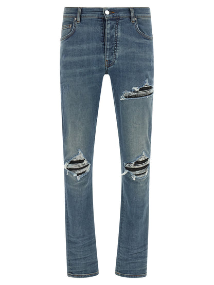 Amiri Blue Cotton Skinny Jeans