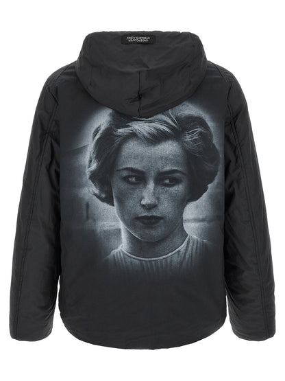 Undercover Black Cotton Full-Length Jacket