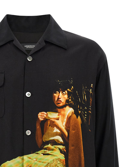Undercover Black Rayon Blouse