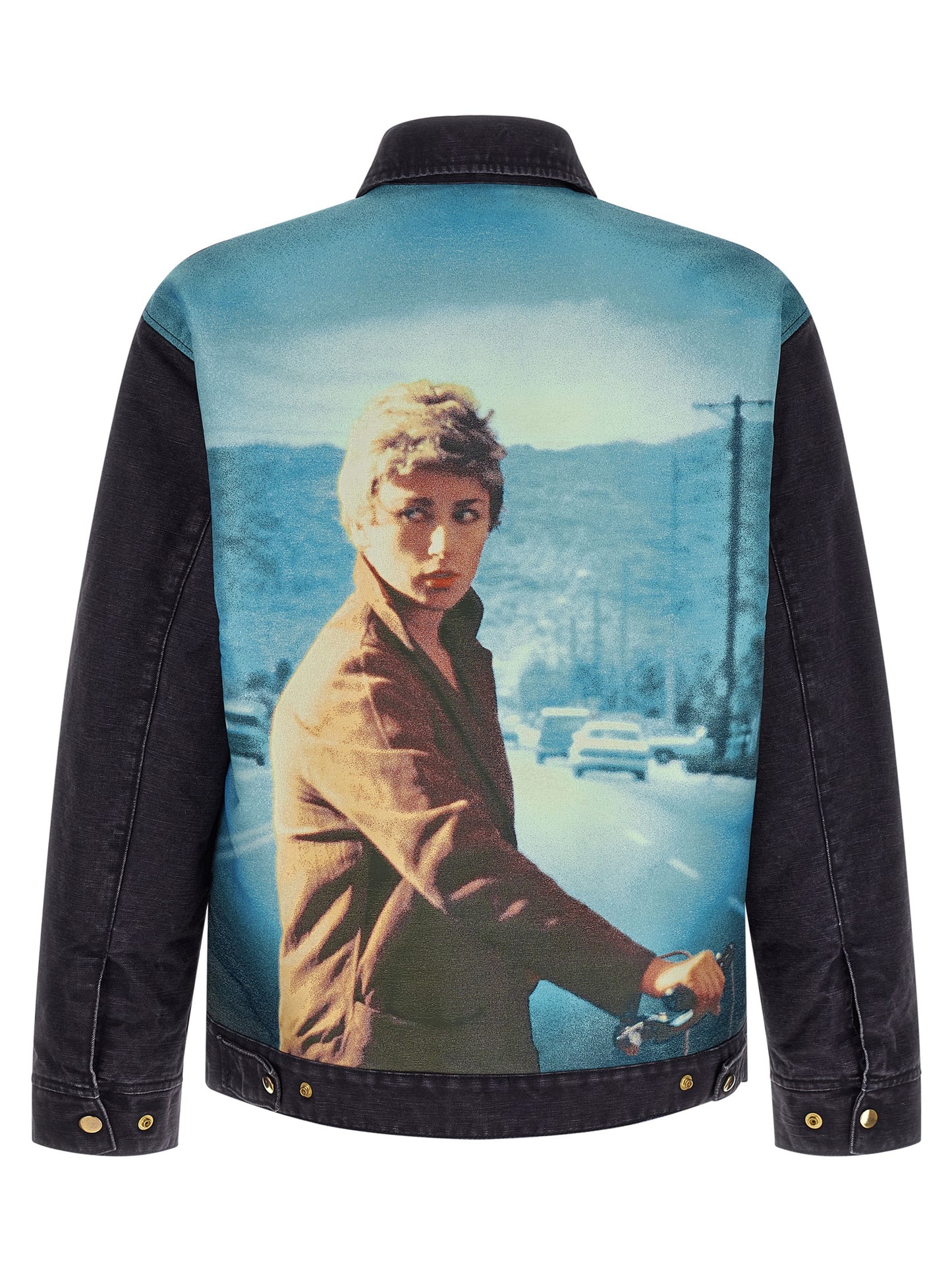 Undercover Blue Cotton Full-Length Jacket