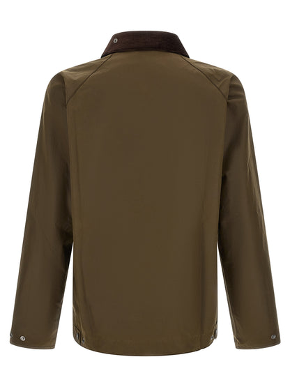Barbour Brown Cotton Full-Length Jacket