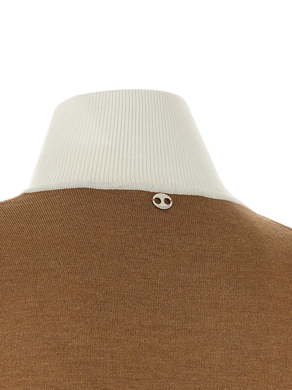 Paco Rabanne Beige Virgin Wool Cardigan