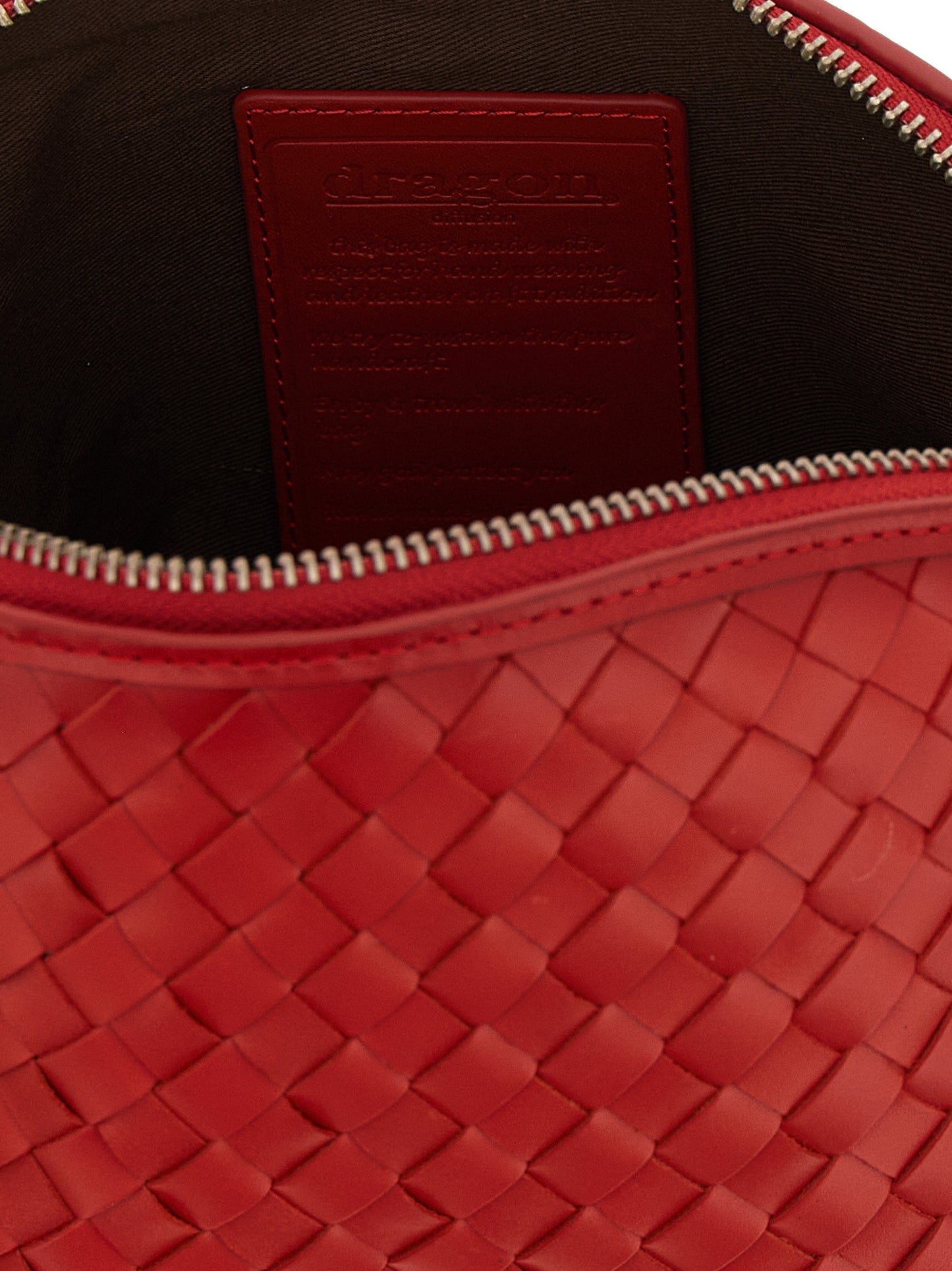 Dragon Diffusion Red Calfskin Crossbody Bag