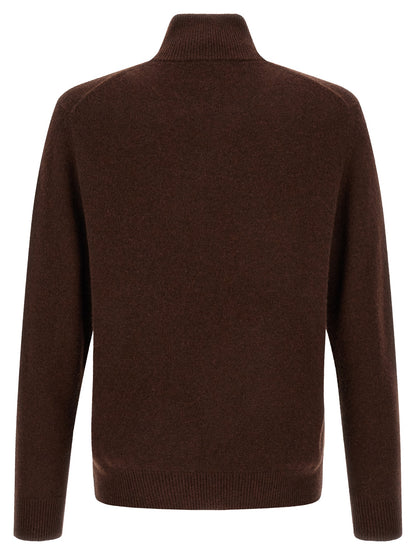Ballantyne Brown Cashmere Cardigan