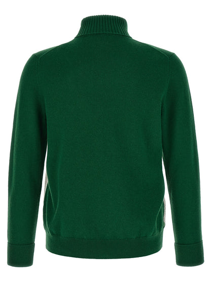 Ballantyne Bicolor Cashmere Cardigan