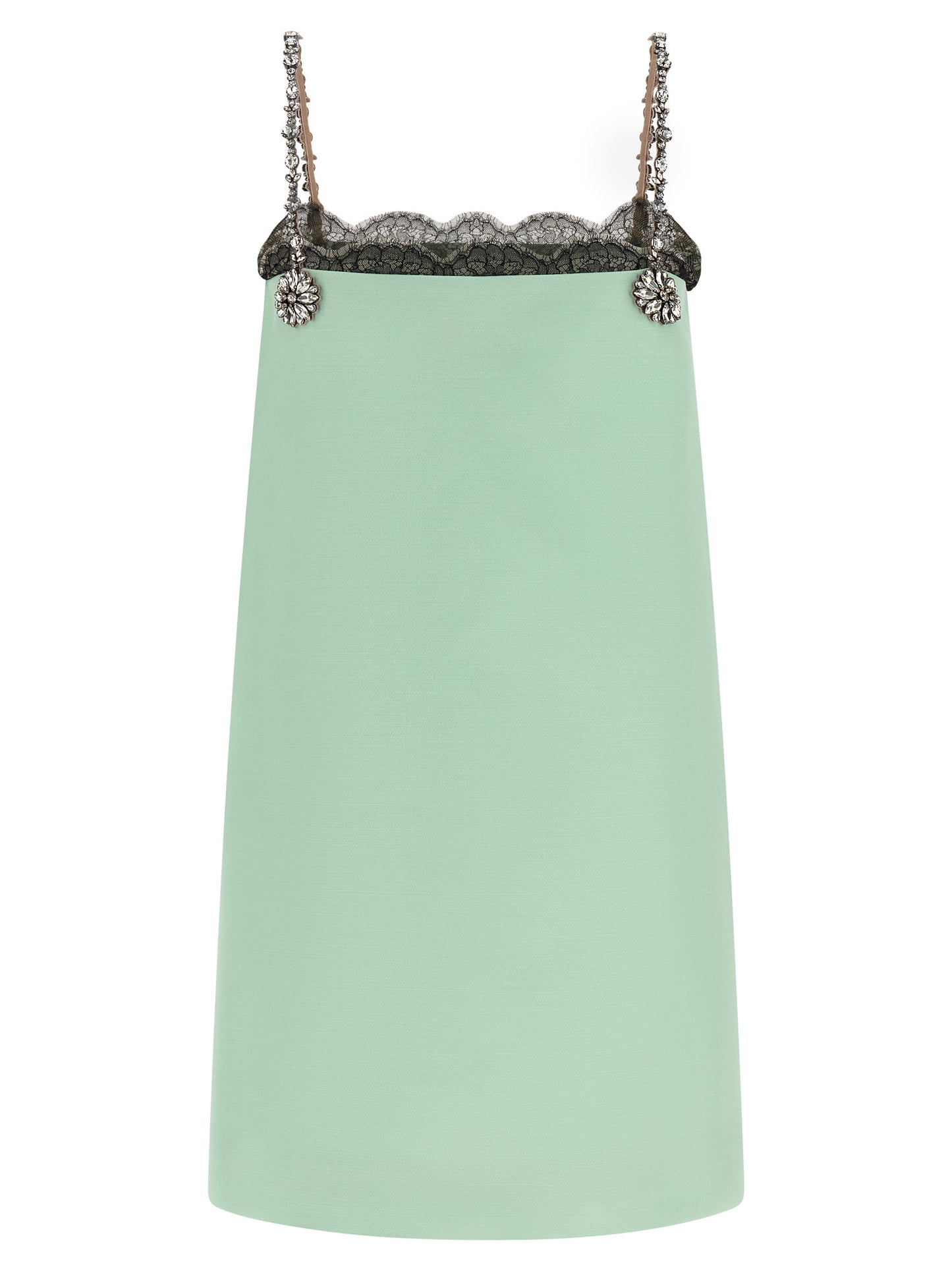 Valentino Garavani Bicolor Virgin Wool Short Dress