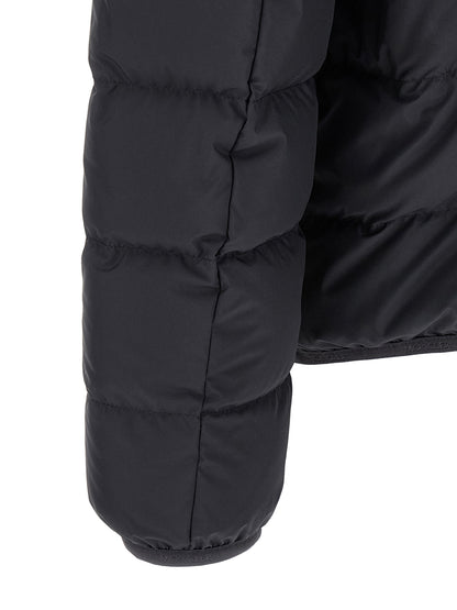Moncler Blue Polyester Full-Length Jacket