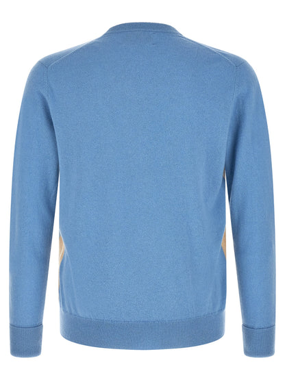 Ballantyne Blue Cashmere Cardigan