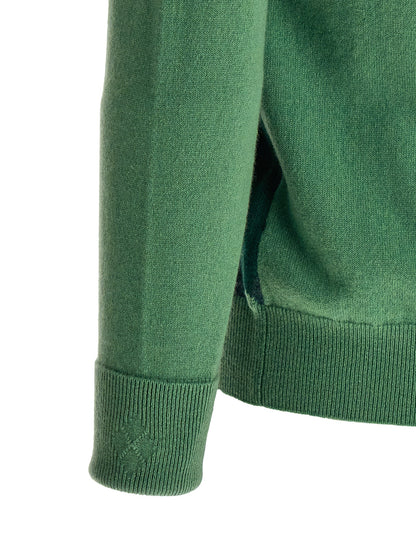 Ballantyne Bicolor Cashmere Cardigan