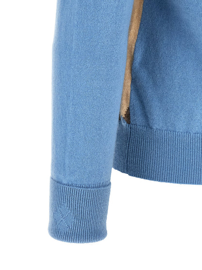 Ballantyne Blue Cashmere Cardigan