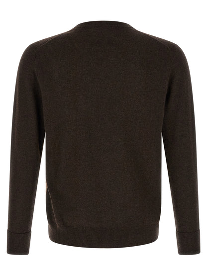 Ballantyne Brown Cashmere Cardigan