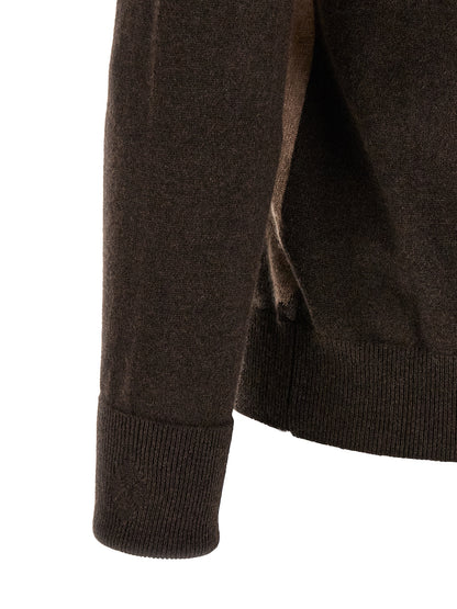 Ballantyne Brown Cashmere Cardigan