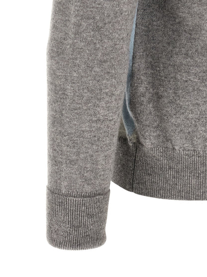 Ballantyne Gray Cashmere Cardigan