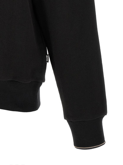 Hugo Boss Black Cotton Sweatshirt
