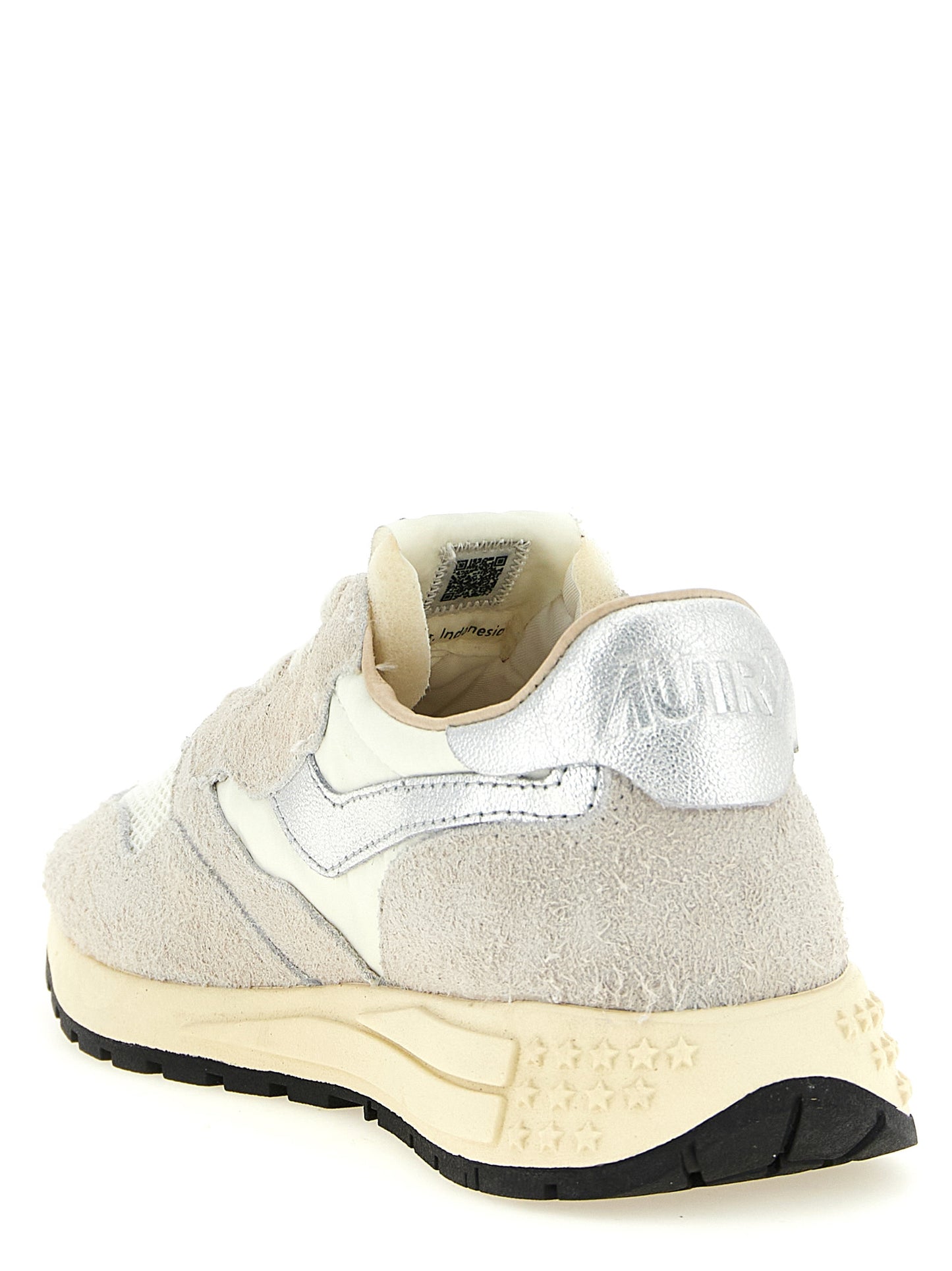 Autry White Cowhide Athletic Sneakers