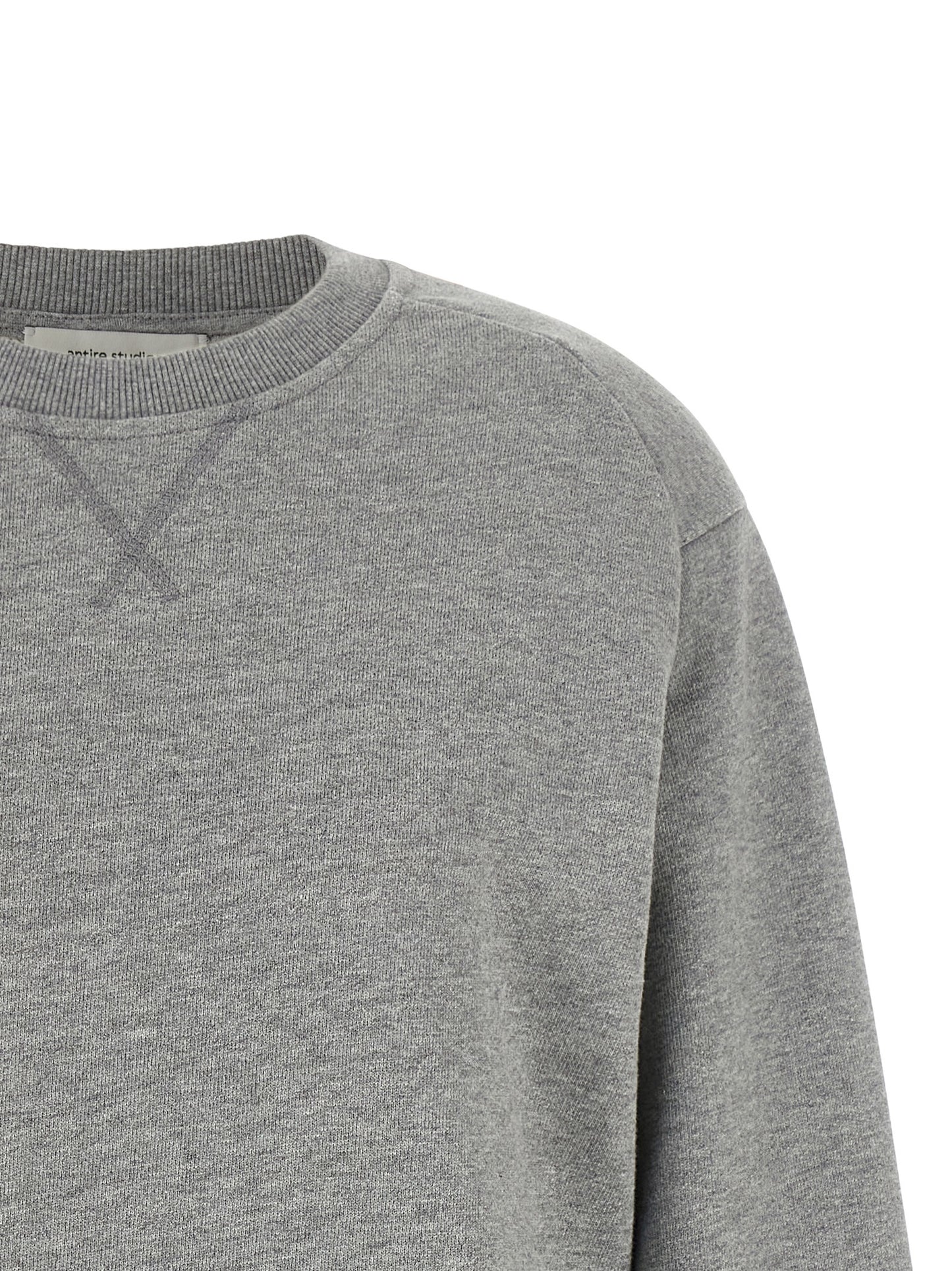 Entire Studios Gray Cotton Sweatshirt