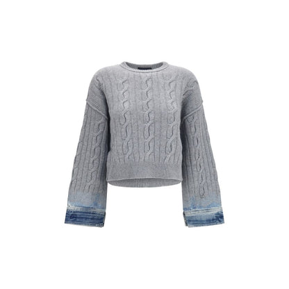 Haikure Gray Wool Oves Aries Sweatshirt