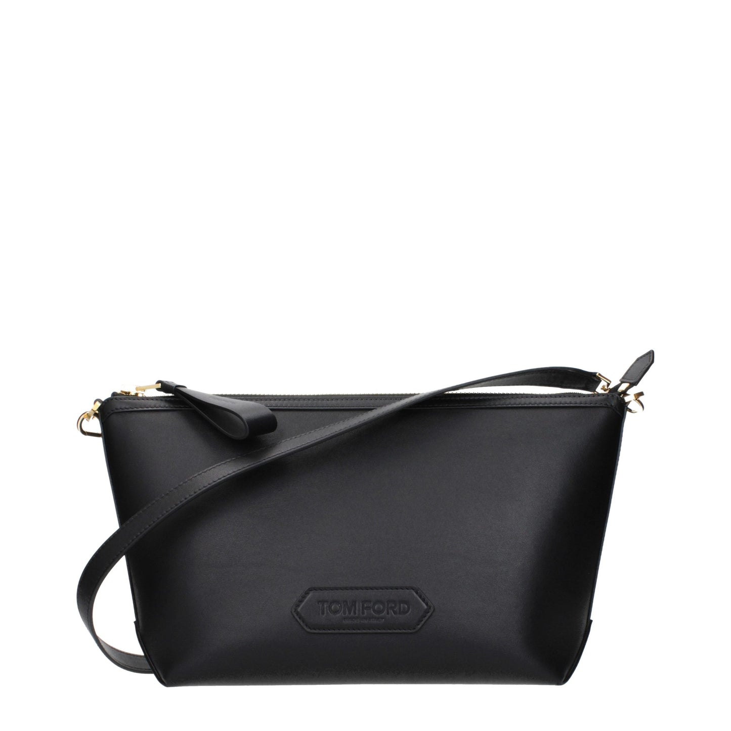 Tom Ford Black Leather Crossbody Bag