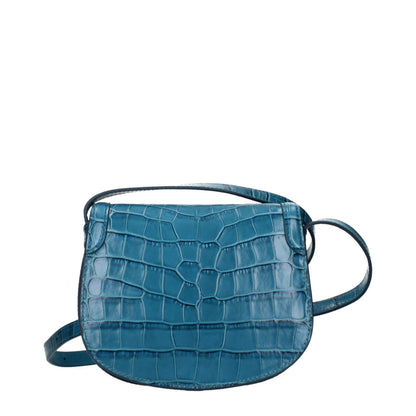 Tom Ford Light Blue Leather Crossbody Bag