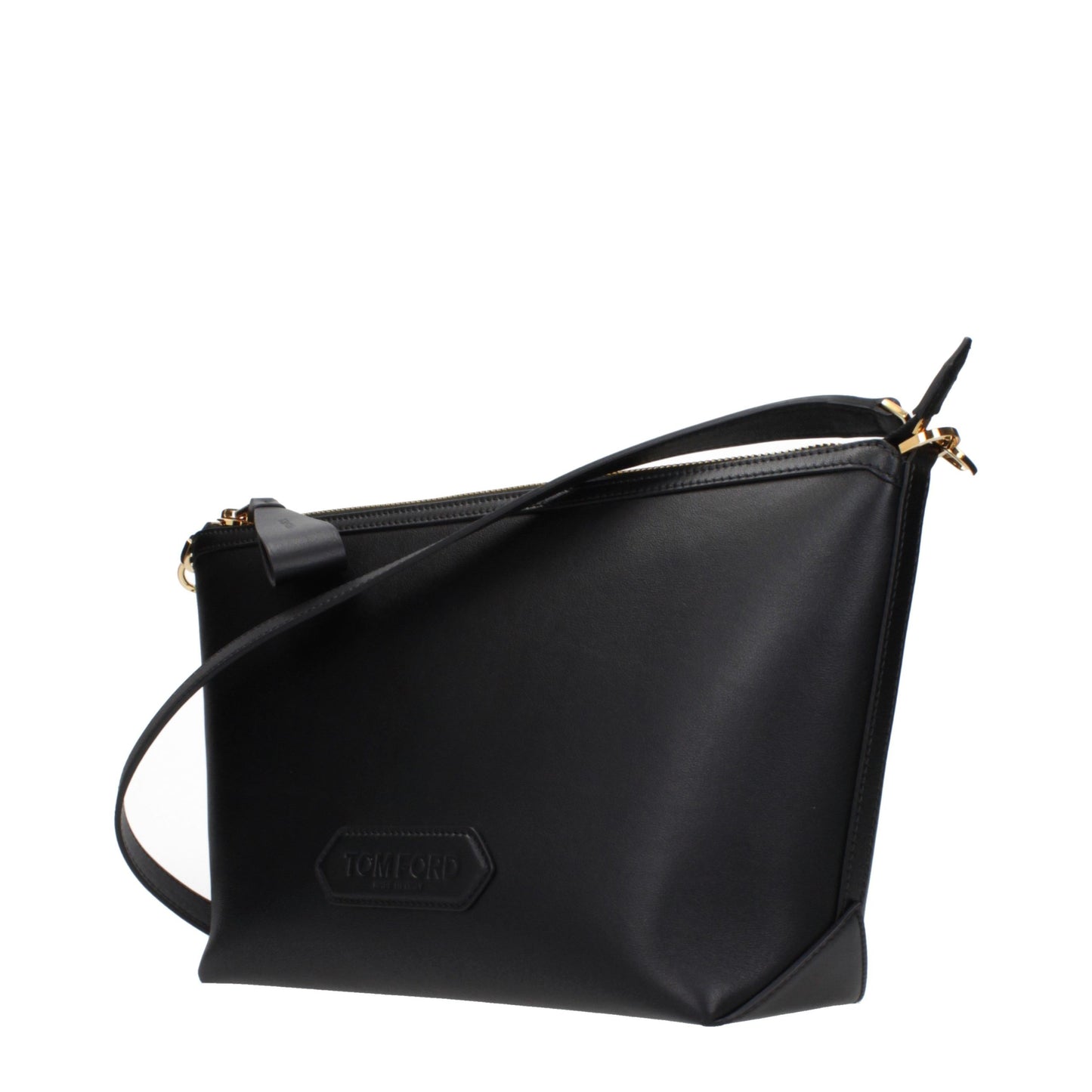 Tom Ford Black Leather Crossbody Bag